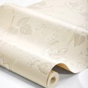 Borastapeter|Tapete floral Valborg neutral braun grau|Tapeten