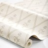 Borastapeter|Wallpaper vintage Signe light blue and eggshell gold|Rhombus