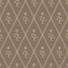 Borastapeter|Papier peint vintage Signe brun foncé beige|Losanges