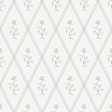 Borastapeter|Papier peint vintage Signe gris blanc classique|Losanges