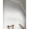 Borastapeter|Wallpaper vintage Signe grey and classic white|Rhombus