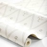 Borastapeter|Wallpaper vintage Signe grey and classic white|Rhombus