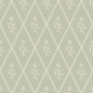 Papeldecor|Papier peint fleurs petites style oriental fond bleu|Papier Peint