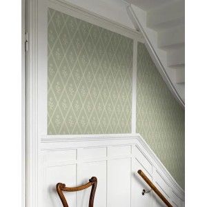 Casadeco|Green crumpled 3D squares wallpaper|Wallpaper 2