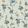 Borastapeter|Papier peint floral Vera bleu brumeux brun bleu sarcelle|Papier Peint