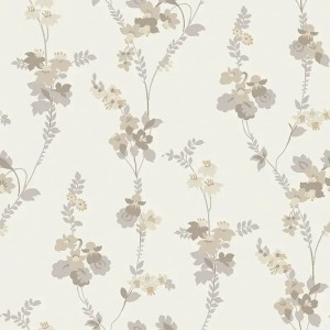 As Creation|Tapete große Blumen grün glänzend|Tapeten