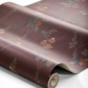 Borastapeter|Wallpaper floral Vera burgundy with red pink green and turquoise|Wallpaper