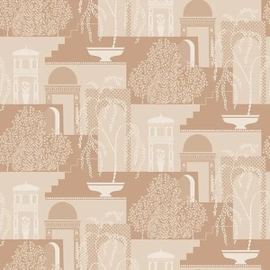 Casamance|Papier peint lin rose poudré|Papier Peint