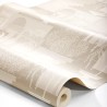 Borastapeter|Papier peint géométrique Mimi beige gris atténué|Art Déco