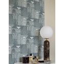 Borastapeter|Wallpaper geometric Mimi grey blue and white grey|Figurative