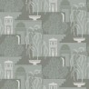 Borastapeter|Wallpaper geometric Mimi cool green and light grey|Figurative