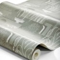 Borastapeter|Wallpaper geometric Mimi cool green and light grey|Figurative