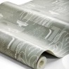 Borastapeter|Wallpaper geometric Mimi cool green and light grey|Figurative