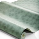 Borastapeter|Tapete geometrisch Birgit mattgrün Ton in Ton|Romantisch