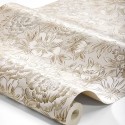 Borastapeter|Papier peint floral Dagmar beige gris neutre oiseaux|Papier Peint
