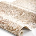 Borastapeter|Tapete floral Dagmar apricot rosa rostorange|Romantisch