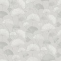 Borastapeter|Wallpaper Sophia light grey with ginkgo leaves|Modern