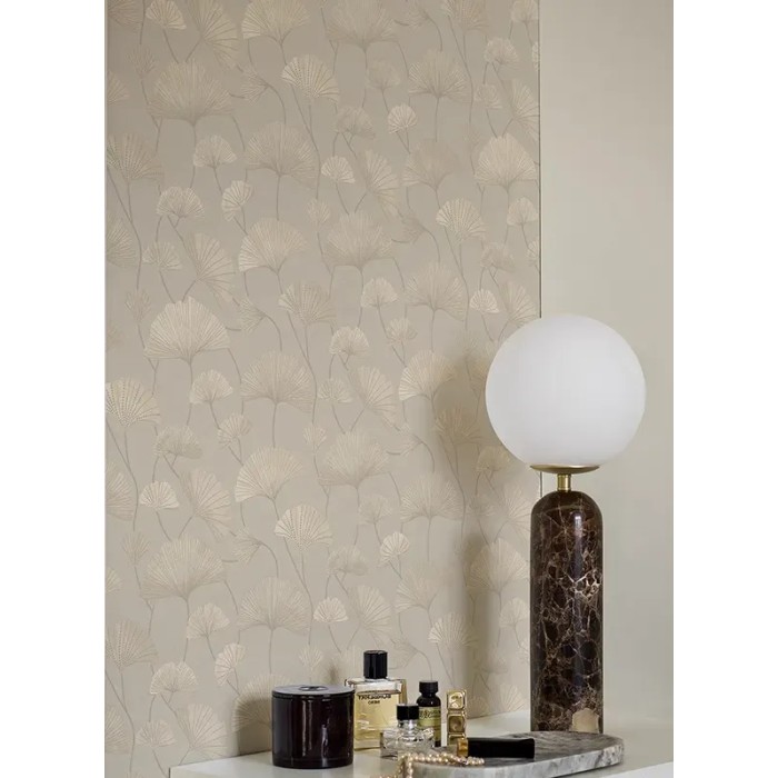 Borastapeter|Tapete Sophia neutralgrau beige Perlmutt|Tapeten