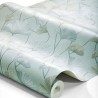 Borastapeter|Papier peint Sophia bleu clair turquoise argent|Moderne