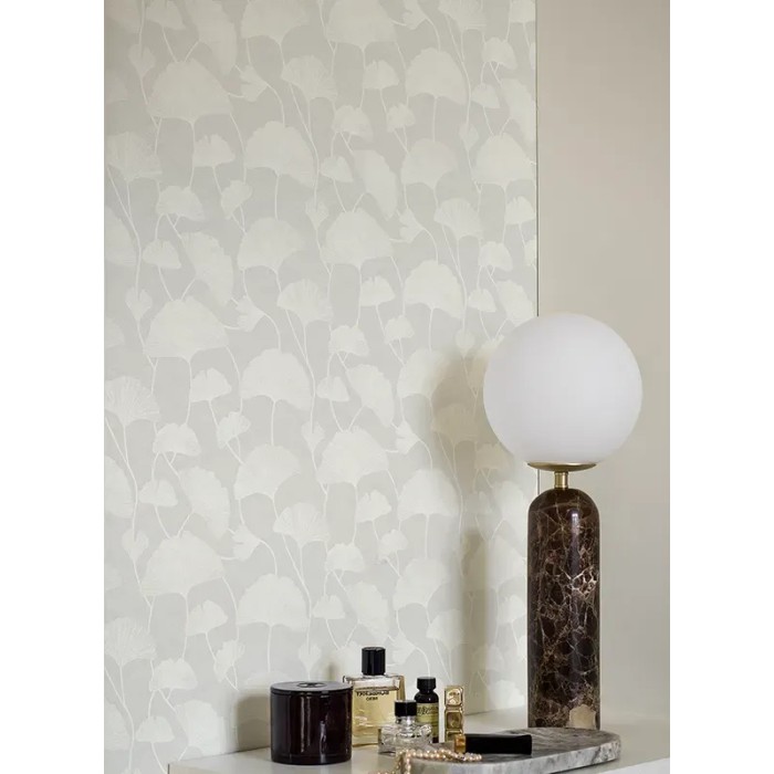 Borastapeter|Papel pintado Sophia blanco con brillo luminoso|Papel Pintado