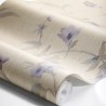 Borastapeter|Wallpaper floral Marlene lavender blue and beige grey|Wallpaper