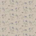 Borastapeter|Papier peint floral Marlene bleu lavande gris beige|Papier Peint