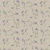 Borastapeter|Papier peint floral Marlene bleu lavande gris beige|Papier Peint