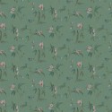 Papel pintado floral Marlene rosa azul y verde turquesa - Borastapeter Swedish Grace 5535