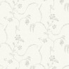 Borastapeter|Papel pintado floral Elsie gris brillante y fresco|Papel Pintado