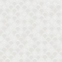 Borastapeter|Wallpaper geometric Birgit white and silver arches|Romantic