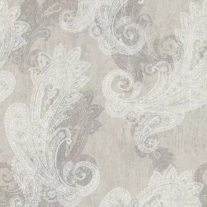 As Creation|Wallpaper Karl Lagerfeld metallic gray ties|Damask