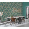 Rasch|Wallpaper golden green cashmere motifs|Damask