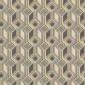 Rasch|Tapete geometrisch braun grau 3D Effekt|Geometrisch