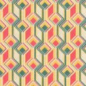 Rasch|Papel pintado cuadros y rombos 3D multicolor|Retro