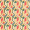 Rasch|Papier peint carrés et losanges 3D multicolores|Rétro