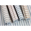 Rasch|Papier peint enfant rayures bleues tons pastel|Enfants