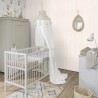 Rasch|Papier peint enfant rayures roses douces et gaies|Enfants