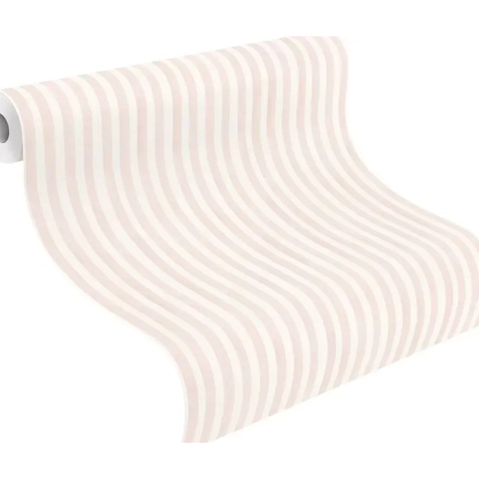 Rasch|Wallpaper kids stripes pink sweet and cheerful|Children's