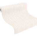Rasch|Wallpaper kids stripes pink sweet and cheerful|Children's