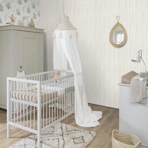 Caselio|Papier peint enfant jungle tropicale blanche|Enfants 2