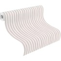 Rasch|Papel pintado infantil rayas gris neutro y moderno|Infantil