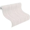 Rasch|Papel pintado infantil rayas gris neutro y moderno|Infantil