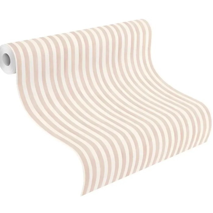 Papel pintado infantil rayas marrón claro acogedor - Rasch Kids World 252774