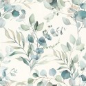 Rasch|Wallpaper floral branches with green leaves|Children's