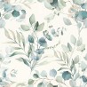 Rasch|Wallpaper floral branches with green leaves|Children's