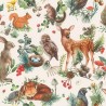 Rasch|Papier peint enfant fable animaux forêt blanc|Enfants