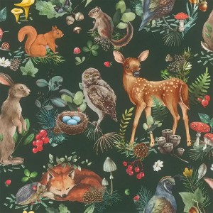 Casadeco|Papier peint enfant village de souris blanc multicolore|Enfants