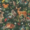 Rasch|Papier peint enfant fable animaux forêt vert|Enfants
