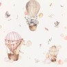 Rasch|Papier peint enfant ballons animaux tons pastel|Enfants