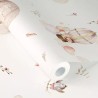 Rasch|Papel pintado infantil globos y animales tonos pastel|Infantil